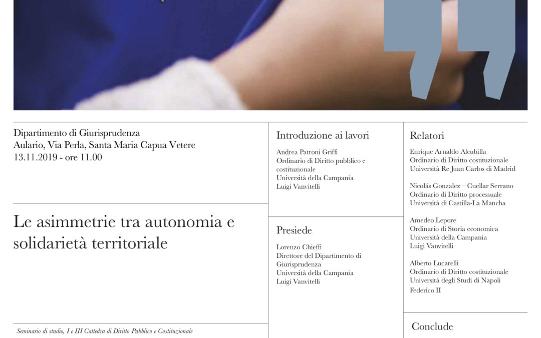 Le asimmetrie tra autonomia e solidarietà territoriale