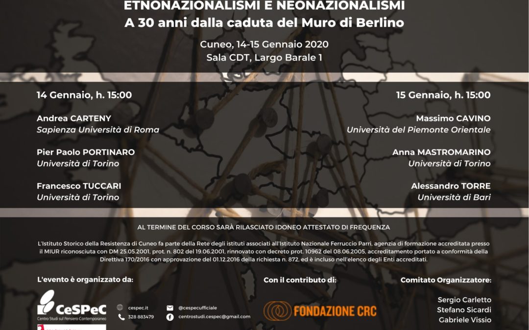Entonazionalismi e neonazionalismi a 30 anni dalla caduta del Muro di Berlino
